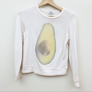 ☀️2/$20 Wildfox Kids Avocado Baggy Beach Jumper Sweatshirt